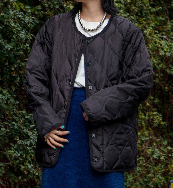 GLOSTER「【TAION/タイオン】GLOSTER別注 ミリタリーライナージャケット ノーカラーMA-1 M65」|ダウン|