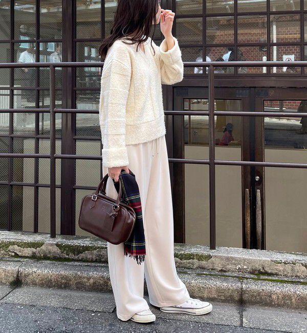 fredy emue「ブークレニットVネックプルオーバー」|ニット・セーター|