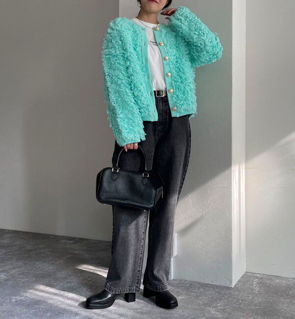 fredy emue「ニットフリンジカーディガン」|カーディガン|