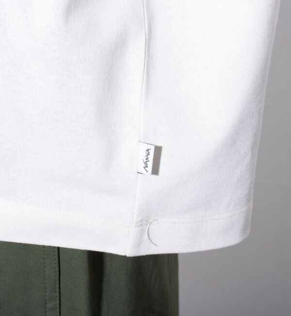 GLOSTER「【NANGA&times;GLOSTER】別注 ワンポイントロゴ刺繍 バックプリントTシャツ」|Tシャツ・カットソー|