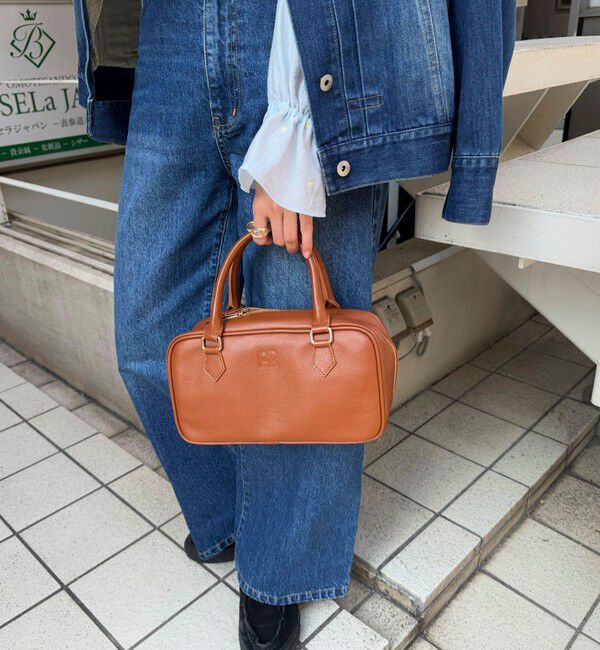 fredy emue「FR横長レザーボストンバッグ」|ショルダー・メッセンジャー|