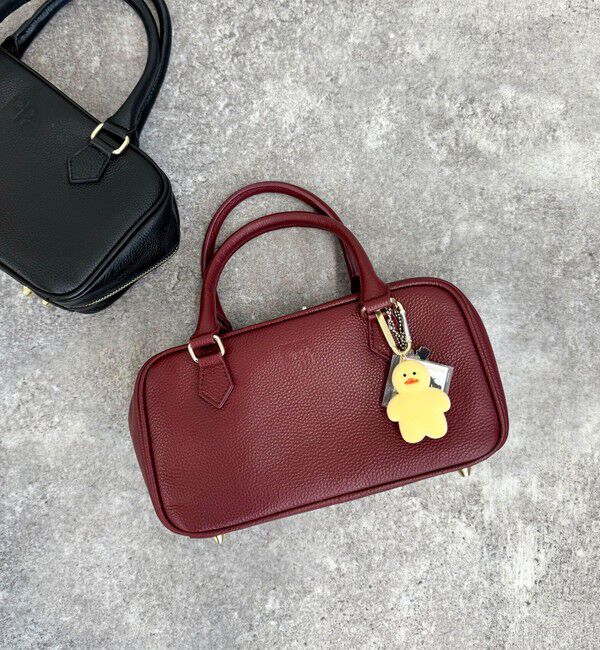 fredy emue「FR横長レザーボストンバッグ」|ショルダー・メッセンジャー|