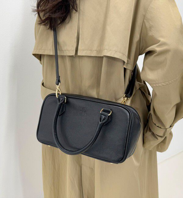 fredy emue「FR横長レザーボストンバッグ」|ショルダー・メッセンジャー|