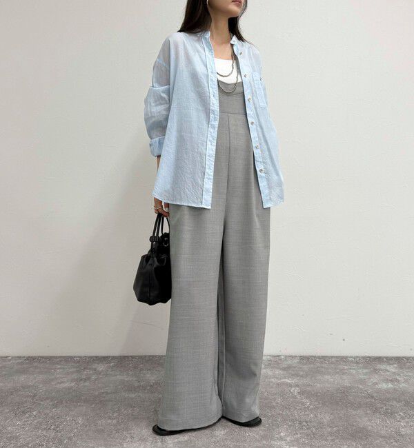 fredy emue「ラミーバンドカラーシャツ」|シャツ・ブラウス|