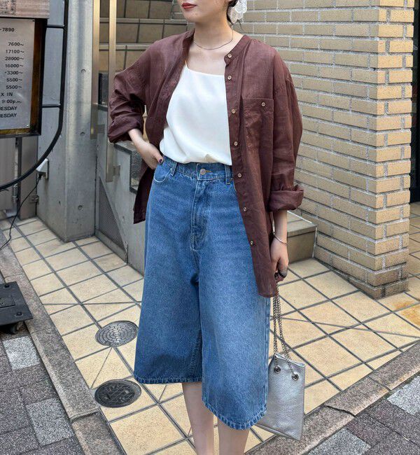 fredy emue「ラミーバンドカラーシャツ」|シャツ・ブラウス|