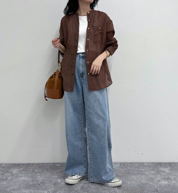 fredy emue「ラミーバンドカラーシャツ」|シャツ・ブラウス|