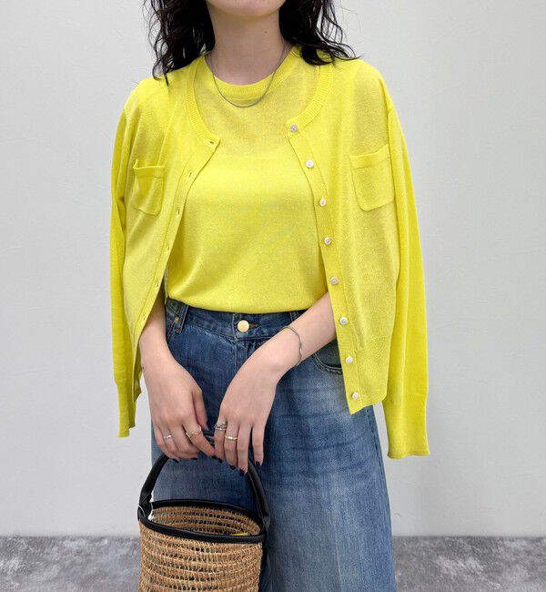 fredy emue「リネン混ノースリーブニットプルオーバー」|タンクトップ|