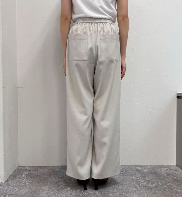 fredy emue「【低身長サイズ34有り】ドライポリイージーセミワイドパンツ」|チノ|