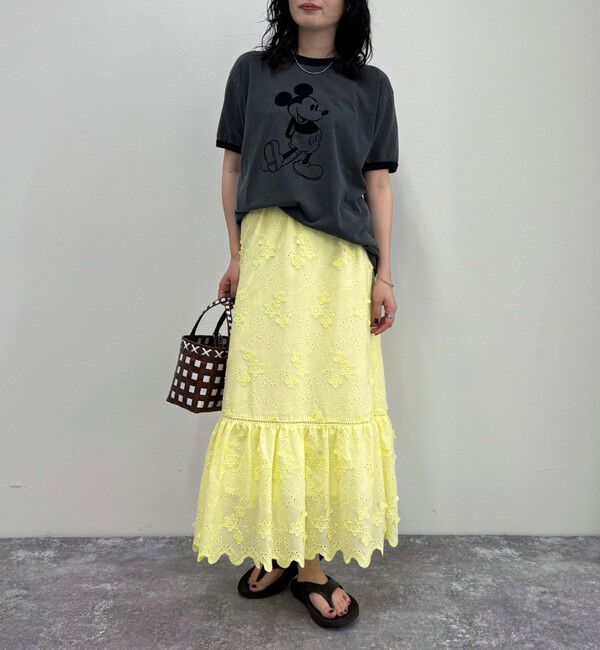 fredy emue「コットンレースギャザースカート」|スカート|