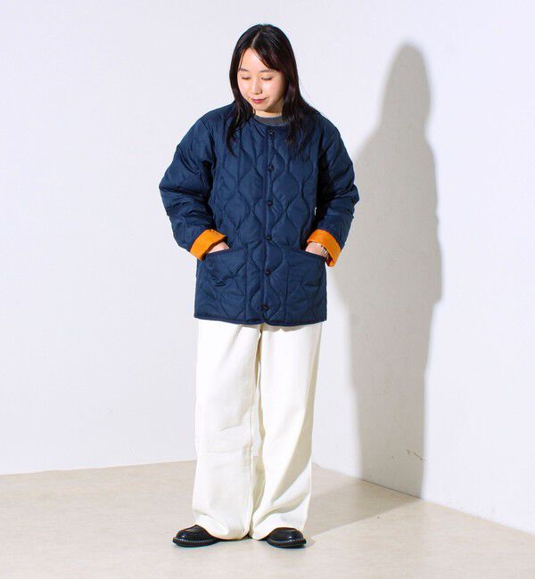 GLOSTER「【GLOSTER別注】TAION ミリタリー クルーネック ライナージャケット」|ダウン|