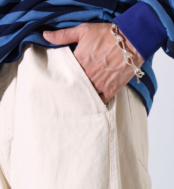 GLOSTER「【ワイド好き必見】ダック地 ワイドシルエットパンツ」|チノ|