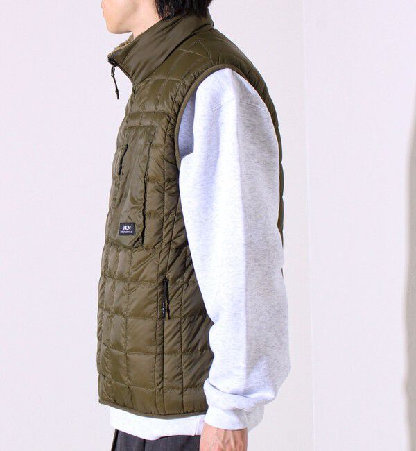 GLOSTER「【2WAYで着回せる】【UNISEX】GLOSTER配色別注 TAIONボア&times;ダウンベスト」|ダウンベスト・ベスト|