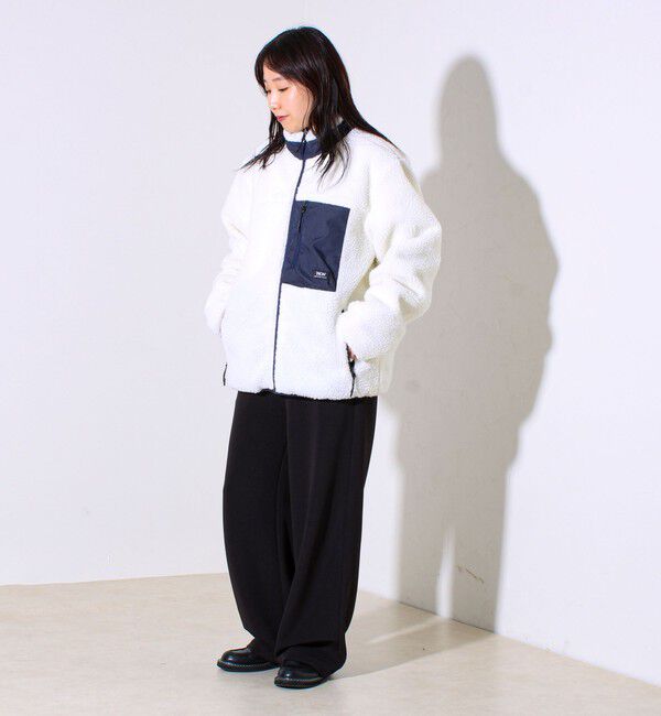 GLOSTER「【2WAYで着回せる】【UNISEX】GLOSTER配色別注 TAIONボア&times;ダウンブルゾン」|ダウン|
