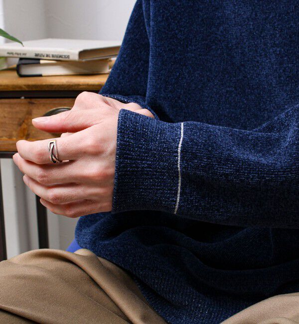 GLOSTER「【昨年人気アイテム再登場！チクチクしないニット】モールダブルフェイス プルオーバーニット」|ニット・セーター|