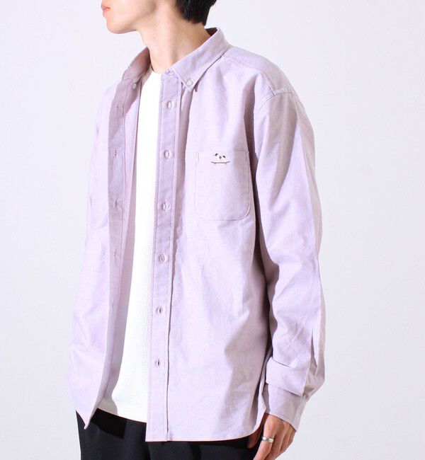 GLOSTER「【定番&times;遊び心】フレブル刺繍BDシャツ 無地/クレイジーパターン」|シャツ・ブラウス|