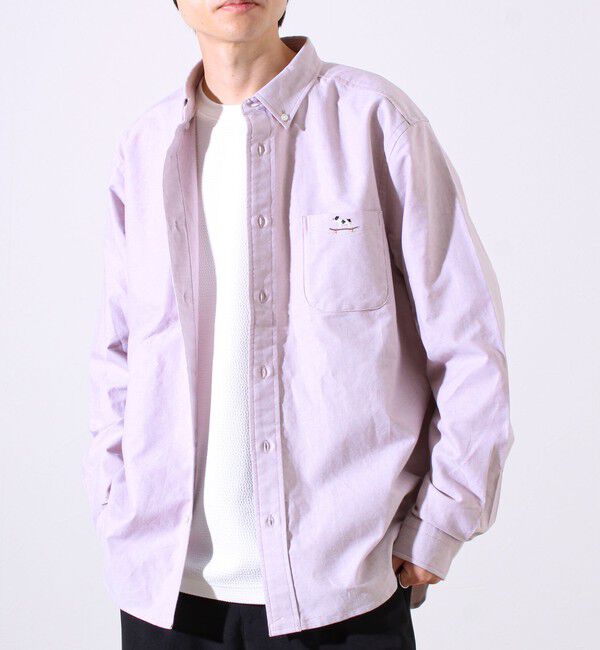 GLOSTER「【定番&times;遊び心】フレブル刺繍BDシャツ 無地/クレイジーパターン」|シャツ・ブラウス|