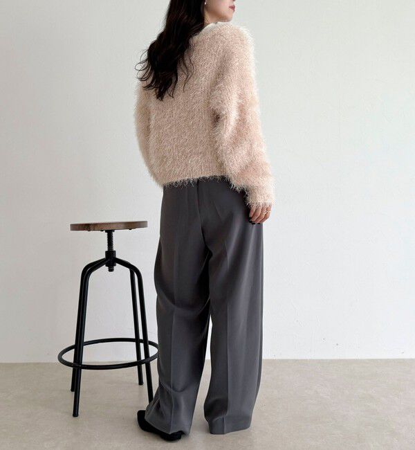 fredy emue「ポリフェザーニットボレロ」|カーディガン|