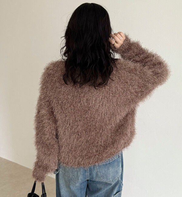 fredy emue「ポリフェザーニットボレロ」|カーディガン|