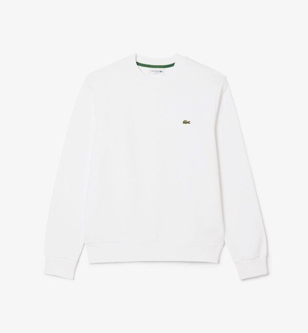 GLOSTER「【LACOSTE/ラコステ】エッセンシャルクルーネックスウェット」|スウェット・ジャージ|ホワイト