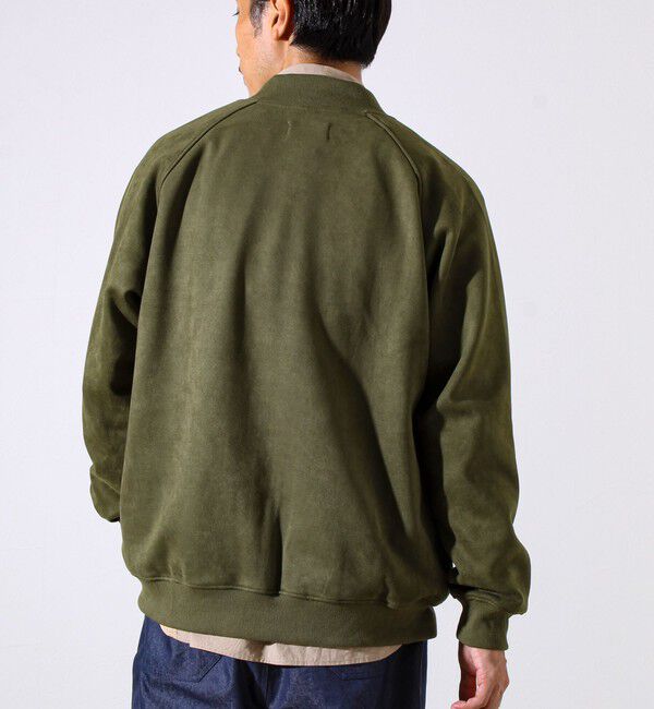 GLOSTER「【秋の新定番】フェイクスエードMA-1ジップブルゾン」|ブルゾン・スタジャン|