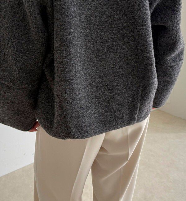 fredy emue「イタリアンエアリーノーカラーブルゾン」|ブルゾン・スタジャン|