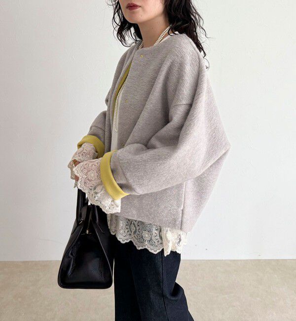 fredy emue「イタリアンエアリーノーカラーブルゾン」|ブルゾン・スタジャン|