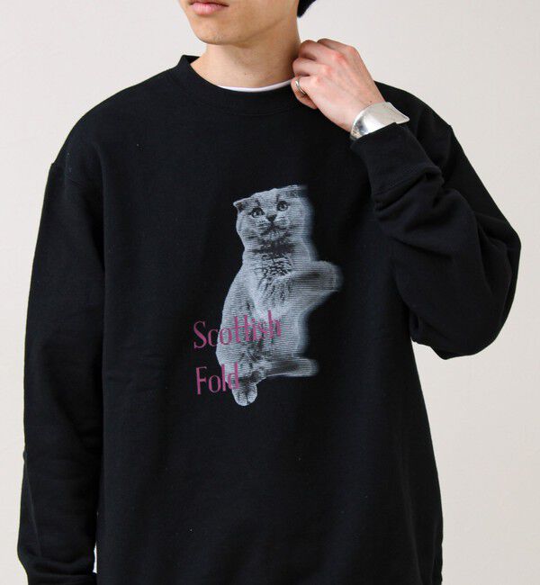 GLOSTER「【MY PET】クルーネックプリントスウェット」|スウェット・ジャージ|