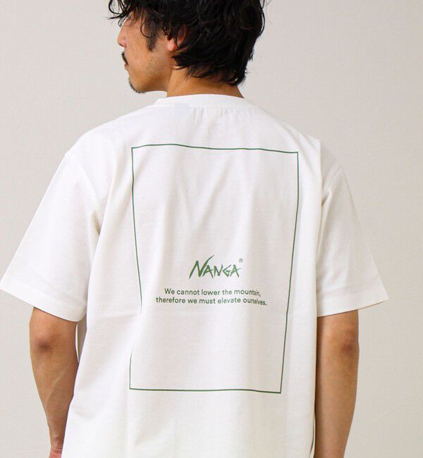 GLOSTER「【NANGA&times;GLOSTER】別注① Rect Backprint Tee」|Tシャツ・カットソー|