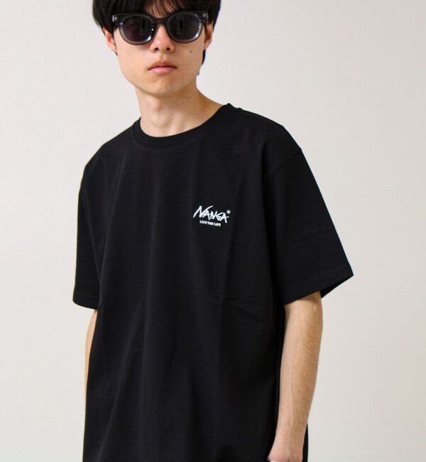 GLOSTER「【NANGA&times;GLOSTER】別注① Rect Backprint Tee」|Tシャツ・カットソー|