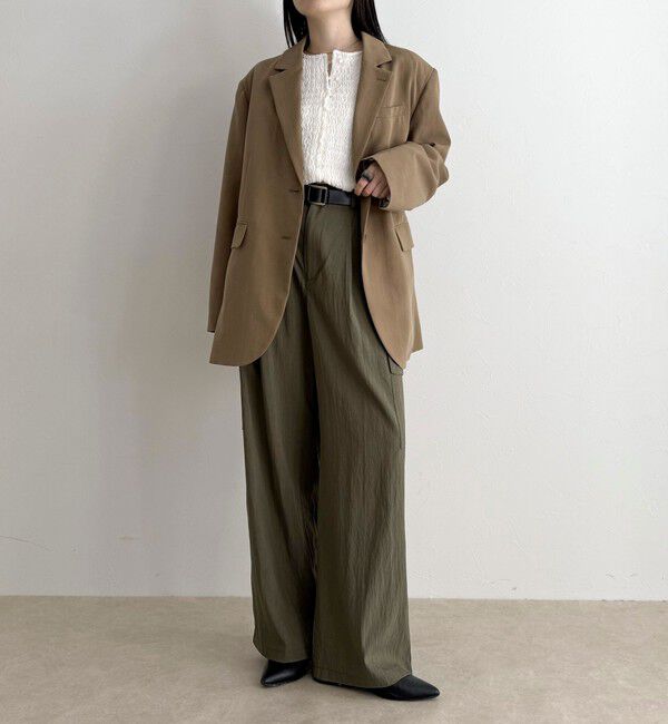 fredy emue「リネン混ラチネオーバージャケット」|テーラードジャケット|