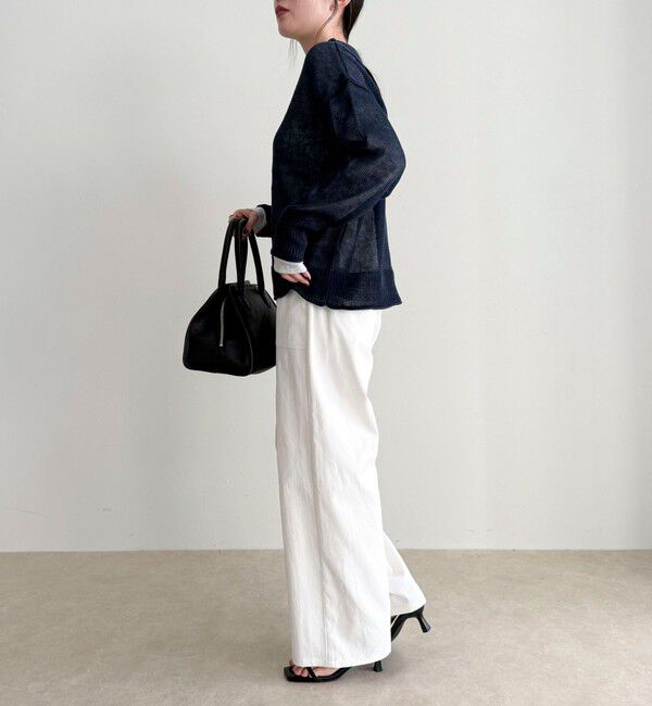 fredy emue「【接触冷感&times;UVカット/マルチ機能】ドライオックスセミワイドイージーパンツ」|チノ|