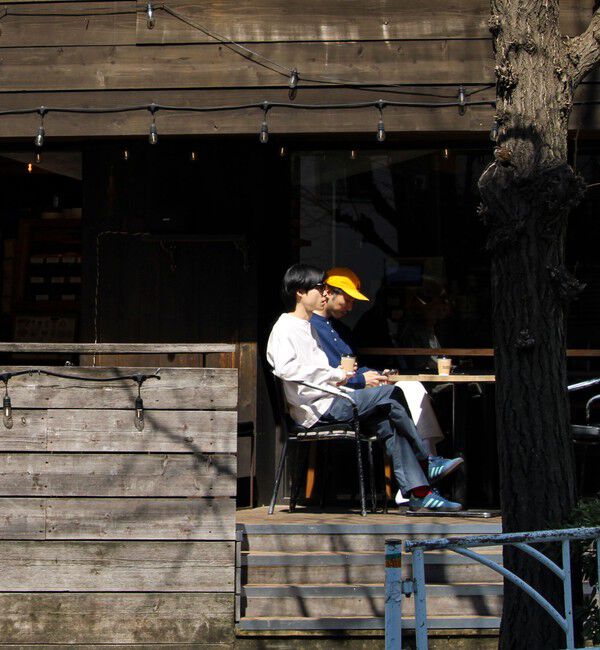 GLOSTER「【BOY刺繍】裏グラデーション ヘンリーネック ロンT」|Tシャツ・カットソー|