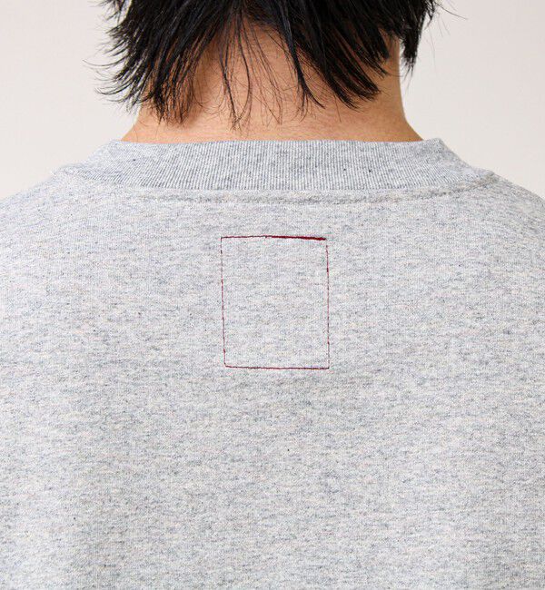 GLOSTER「【BOY刺繍】裏グラデーション ヘンリーネック ロンT」|Tシャツ・カットソー|