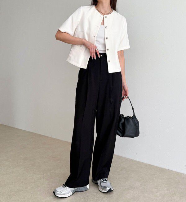 fredy emue「接触冷感イージースラックス」|スラックス|