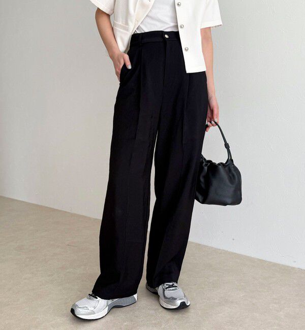 fredy emue「接触冷感イージースラックス」|スラックス|