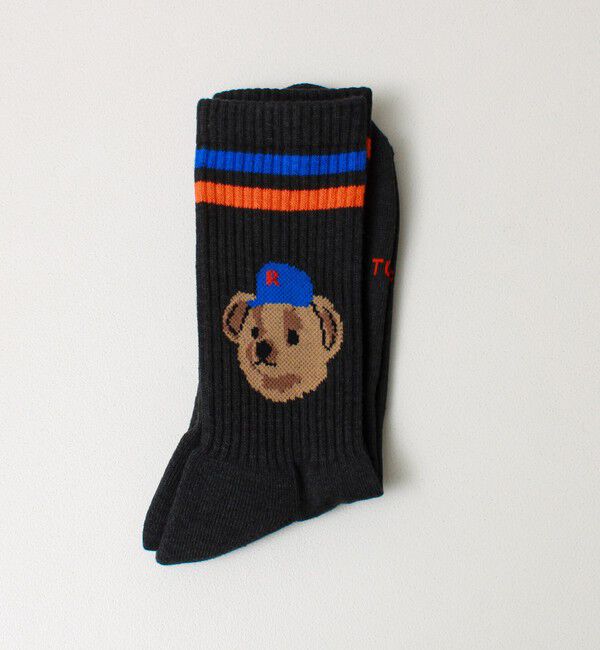 GLOSTER「【ROSTER SOX/ロスターソックス】TEAM BEAR」|ソックス|ブラック系その他