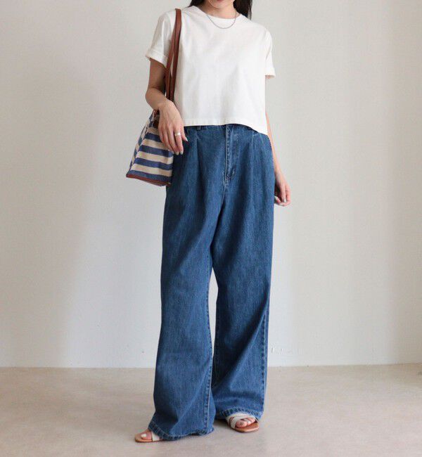 fredy emue「シルケットスムースクロップドTシャツ」|Tシャツ・カットソー|