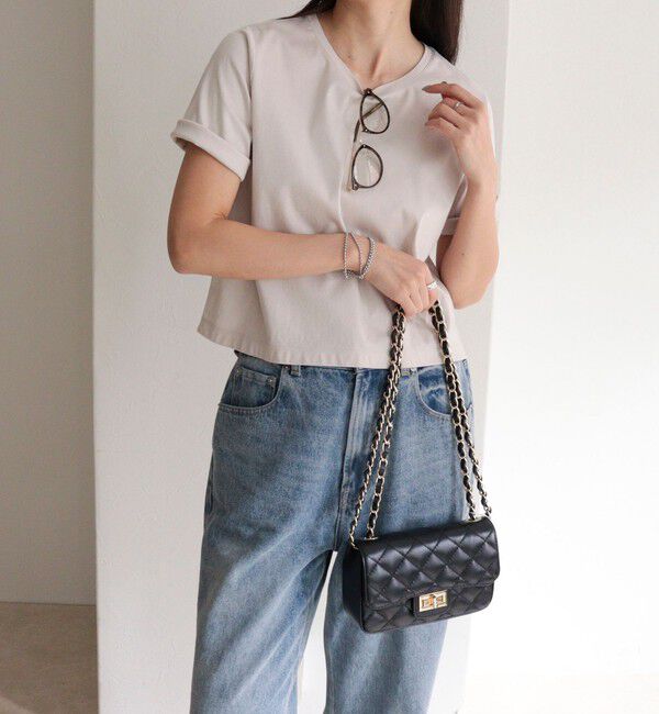 fredy emue「シルケットスムースクロップドTシャツ」|Tシャツ・カットソー|