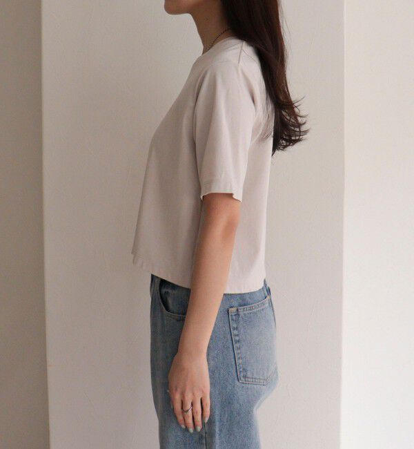 fredy emue「シルケットスムースクロップドTシャツ」|Tシャツ・カットソー|