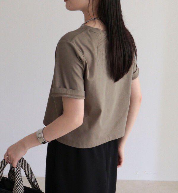 fredy emue「シルケットスムースクロップドTシャツ」|Tシャツ・カットソー|