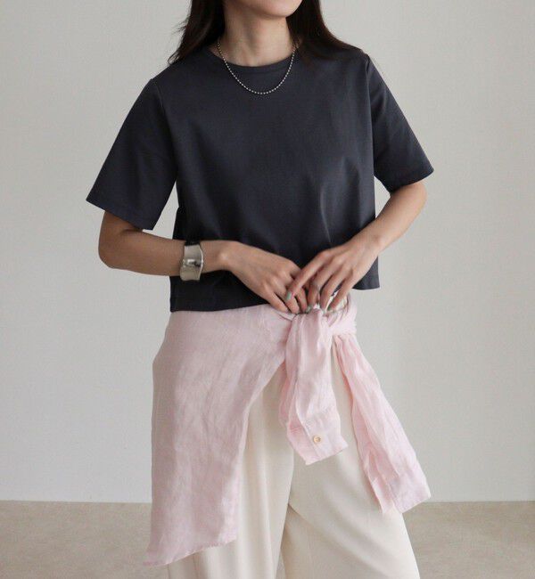 fredy emue「シルケットスムースクロップドTシャツ」|Tシャツ・カットソー|