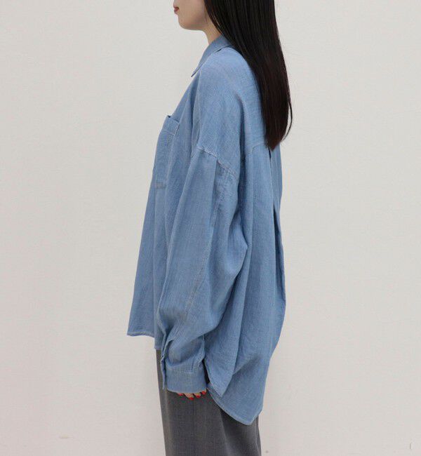 fredy emue「コットンボイルシアーデニムシャツ」|シャツ・ブラウス|