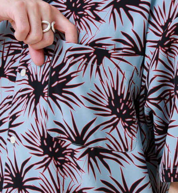 GLOSTER「【選べる6柄】オールオーバーパターン 半袖オープンカラーシャツ」|シャツ・ブラウス|