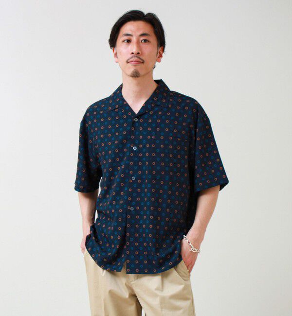 GLOSTER「【選べる6柄】オールオーバーパターン 半袖オープンカラーシャツ」|シャツ・ブラウス|
