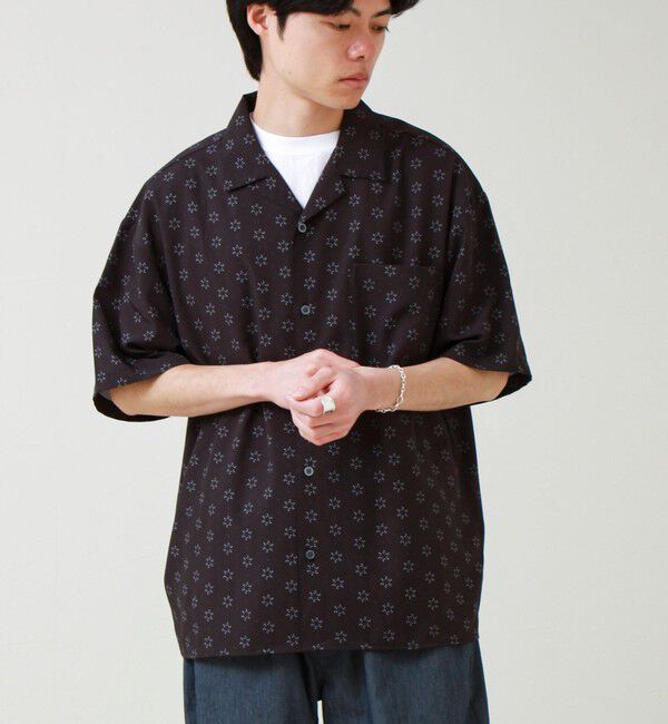 GLOSTER「【選べる6柄】オールオーバーパターン 半袖オープンカラーシャツ」|シャツ・ブラウス|