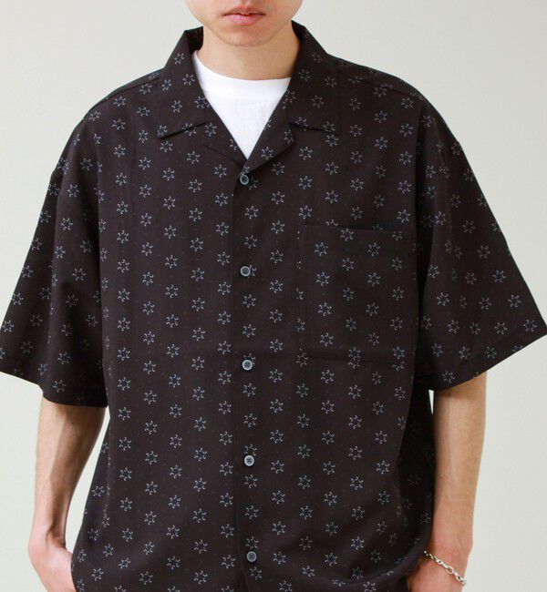 GLOSTER「【選べる6柄】オールオーバーパターン 半袖オープンカラーシャツ」|シャツ・ブラウス|