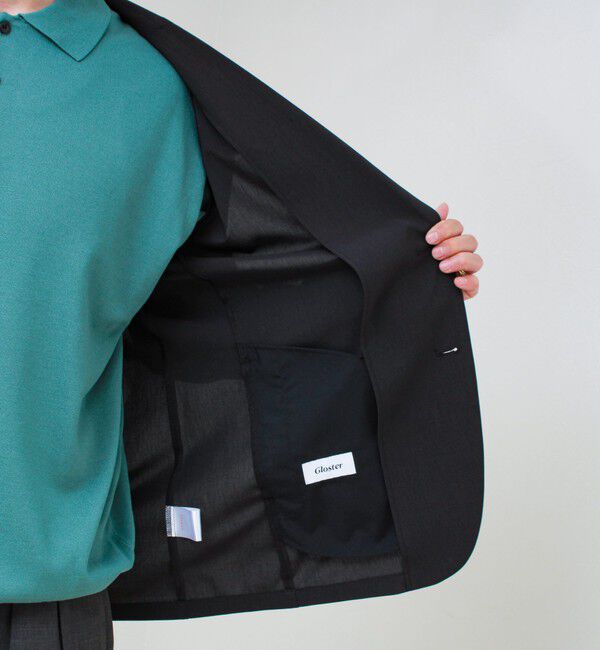 GLOSTER「【COOLMAX/セットアップ着用可能】ポリトロテーラードジャケット」|テーラードジャケット|