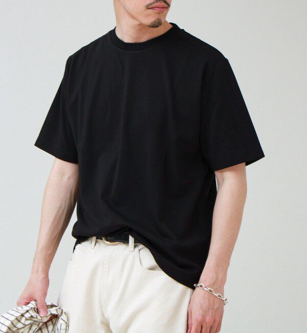 GLOSTER「【抗菌防臭/ビジカジ対応】ポンチ素材 ジャケＴ」|Tシャツ・カットソー|