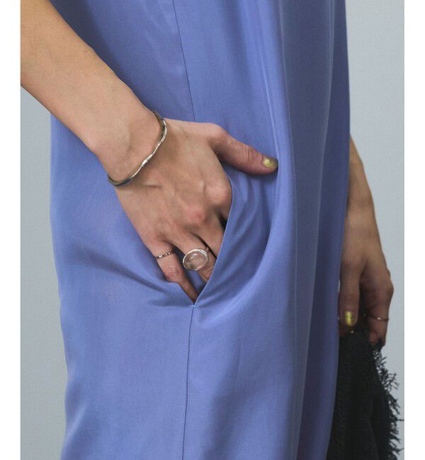 SALON adam et rope'「[25SS]GENTLE SILKノースリーブワンピース【セットアップ対応】」|ワンピース|