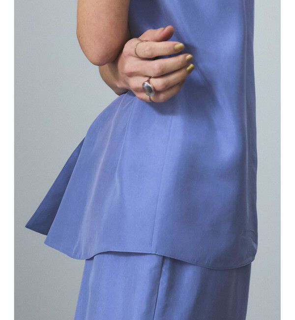 SALON adam et rope'「[25SS]GENTLE SILKジレ【セットアップ対応】」|ベスト・ジレ|